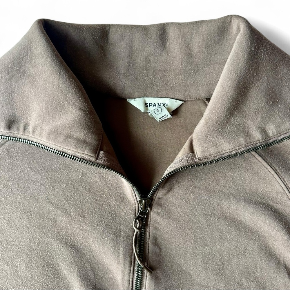 Spanx Air Essentials Half-Zip Stretch-Jersey Swea… - image 5